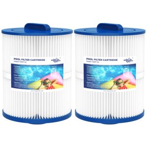 2 Pack PAS50SV-F2M Hot Tub Spa Filter Cartridge, Compatible With Unicel 6CH-502, Filbur FC-0311, Master Deluxe M60506, Magnum AR50, Baleen AK-90161, Excel Filters XLS-604 Artesian Spas Filter