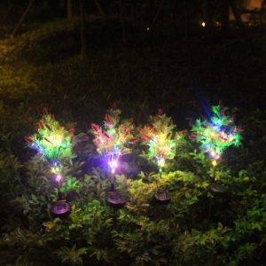 Led Solar Christmas Tree Ground Lamp