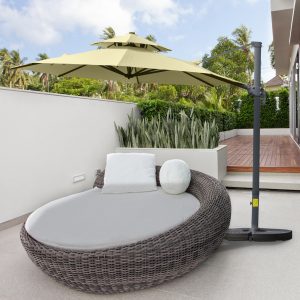 Cantilever Patio Umbrella with Base