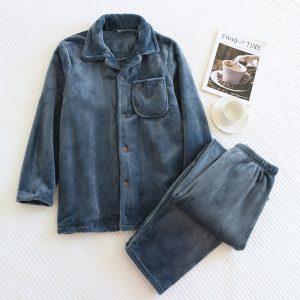 Men's Fleece Coral Fleece Home Leisure Suit