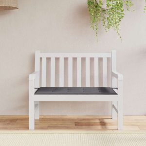 Garden Bench Cushion Anthracite 100x Oxford Fabric   Garden Bench Cushion Anthracite