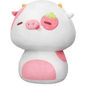 Mushroom Cute Plush Pillow Black Cat Gray Cat