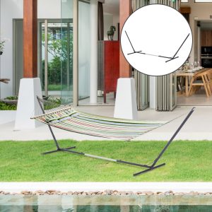 Universal Hammock Stand 10- Adjustable Stand Space-Saving and Portable Carrying for Indoor and Outdoor Use