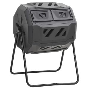 Garden Composter Black 73x64x95 cm 160 L