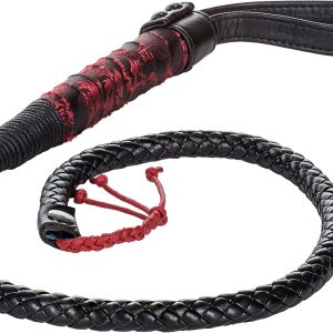 CalExotics Scandal Bull Whip Fetish Lingerie Toys Sturdy Whipping Hand Toy For Couples Sexy Fantasy Whip Black