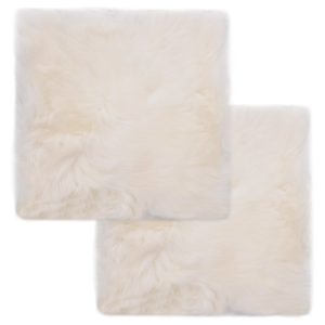 Seat Cushions, 2 pcs. Genuine Sheepskin