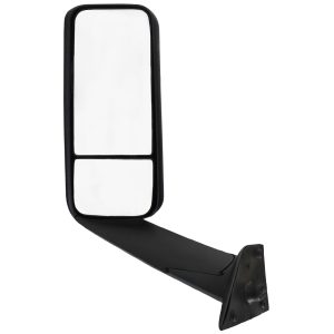 Black Heated Door Mirror For Freightliner Cascadia 2018-2023 Left Driver