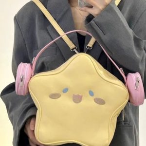 Star Portable Earphone Bag, Spring Outing Schoolbag For Primary School Students