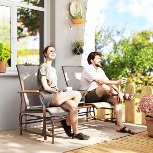 Outdoor 2-Person Glider Bench