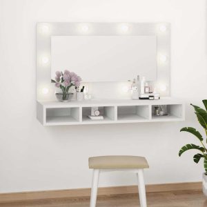mirror cabinet with LED lighting 90x31,   mirror cabinet with
