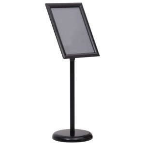 A3 poster stand, aluminum alloy;   A3 poster stand, silver, aluminum alloy;