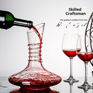 Household Crystal Glass Wine Decanter Set