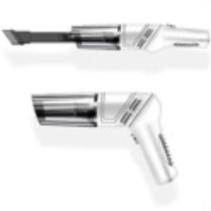 White Wireless Automobile Folding Vacuum Cleaner Hand-held High-power Strong Suction Vacuum Cleaner