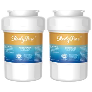 2 Pack Refrigerator Water Filter Replacement For GE MWF, SmartWater MWFP, MWFINT, MWFA, GWF, HDX FMG-1, Kenmore 9991, GSE25GSHECSS, WFC1201 Water Filter