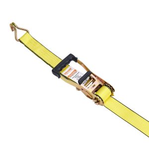 Ratchet Tie Down Straps, 4PK, 10000 Lb Break Strength, Double J Hook Includes 4 Premium 2' X 27' Rachet Tie Downs With Padded Handles, For Moving Securing Cargo, Appliances, Lawn Equipment