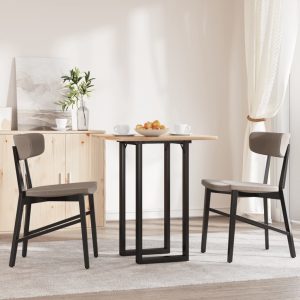 dining table frame in O-shape 40x40x73 cm steel
