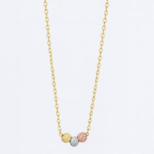 Stainless Steel Beaded Necklace For Women