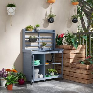 Potting Bench with Storage