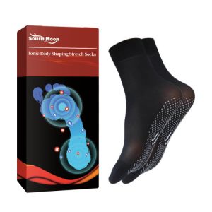 South Moon Ionic Body Shaping Stretch Socks, Outdoor Sports Comfortable Breathable Non-slip Foot Care Elastic Socks