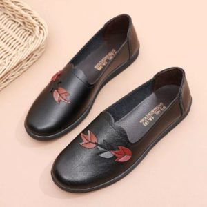 MomSingle Shoes Anti-Slip Old Shoes Soft Sole Middle-Aged Women's Shoes