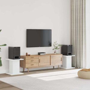 speaker stands, 2 pieces, 30x wood-based material.