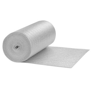 Double Reflective Insulation Roll, Foam Core Radiant Barrier, 3.2 Mm 23.8 In X 50 Ft, Double-Sided Aluminum Foil EPE Foam Heat Reflective Shield, Thermal Insulation Roll For Window RV Roof