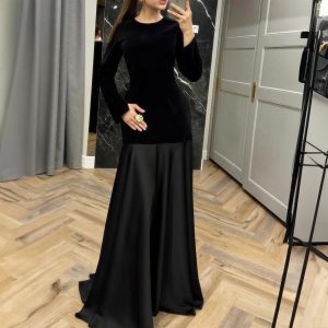 Elegant And Versatile Long Sleeve Dress For Women