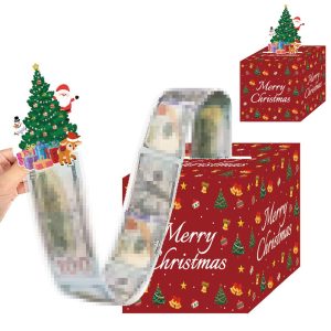 1PC Christmas Cash Gift Box