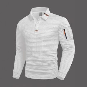Patchwork Checkerboard Fashion Men's Casual Sports Polo Shirt