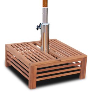 wooden parasol stand cover