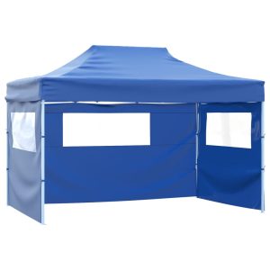 Folding Tent with 3 Side Panels 3x4.5 m