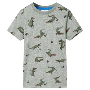 Children's T-shirt Light Khaki Melange 116 Children's T-shirt Light Khaki