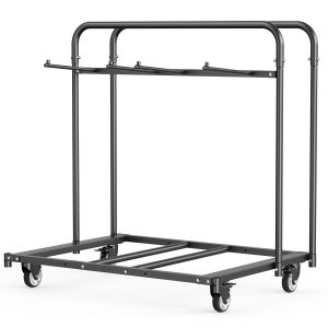 Folding Chair Rack Cart For 5 Tables+14 Chairs Of 400LBS With Casters