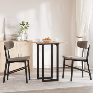 O-shaped dining table frame 80x40x73 cm steel