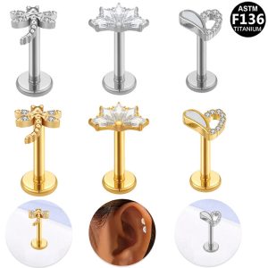 European And American Dragonfly Internal Thread Labret