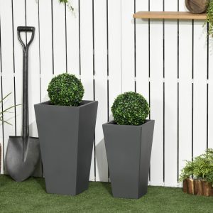2-Pack Outdoor Planter Set