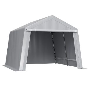 Outdoor Storage Shelter Shed 10x10 Ft Waterproof Portable Canopy Carport Tent