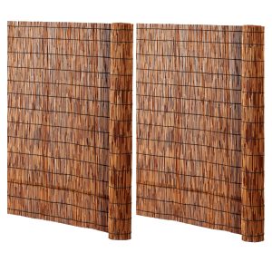 2-Pack Reed Fence Landscaping Privacy Blind Fencing Screen 16.4' X 4'