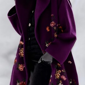 Lapel Loose-fitting Mid-length Retro Casual Sweet And Cool Wool Coat