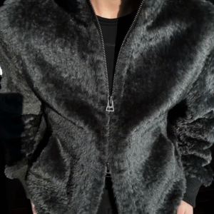 Men's Fashion Autumn And Winter Plush Zipper Jacket