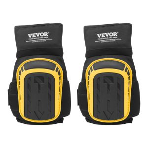 Knee Pads For Work, Extended Heavy Duty Construction Knee Pads With 2 Extension Straps, Anti-slip Foam Gel Knee Pads, Men & Women, For Gardening Flooring Roofing And Cleaning, Yellow And Black