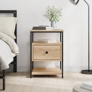 Nightstand Sonoma Oak 40x Wood Material   Nightstand Oak