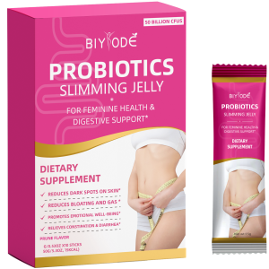 OEM ODM Custom Private Label Daily Extract Probiotics For Women Slimming Supplement Jelly Wholesale