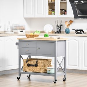 Rolling Kitchen Island Cart