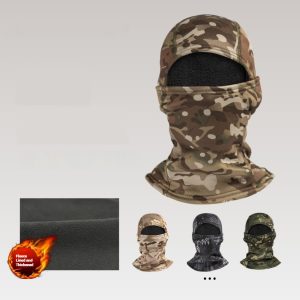 Outdoor Camouflage Cold-proof Fleece Cycling Ski Mask