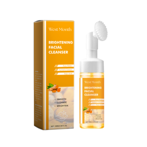 West Month Turmeric Cleanser Gently Cleanses Facial Skin, Moisturizes And Beauty Skin Refreshing, Clean And Not Tight