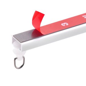 Ceiling Curtain Track Set, 9.9 FT-3 Meter, Self Adhesive, No Drill Ceiling Track System For Curtains, Room Divider Curtain Track Ceiling Mounted For Living Room With Hooks And Hardware, White