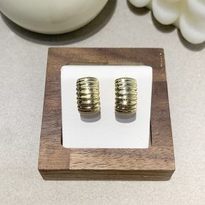 Simple And Exaggerated C-shaped Earrings