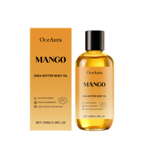 OceAura Mango Shea Butter Body Oil Nourishes The Skin, Keeping It Moisturized, Soft, Comfortable And Non-Sticky