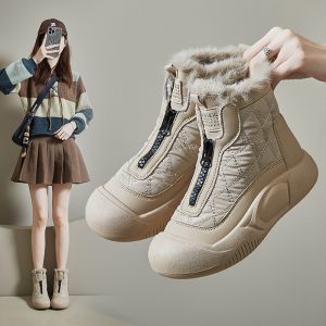 Women's Warm Casual Fleece-lined High-top Snow Boots